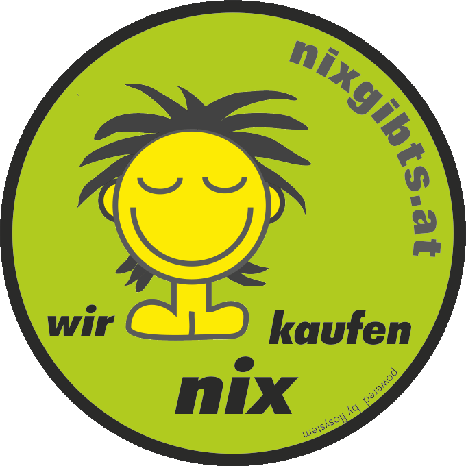 wir kaufen nix button